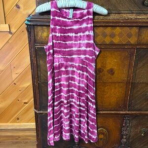 Athleta SP Pink Tie Dye Santorini Dress